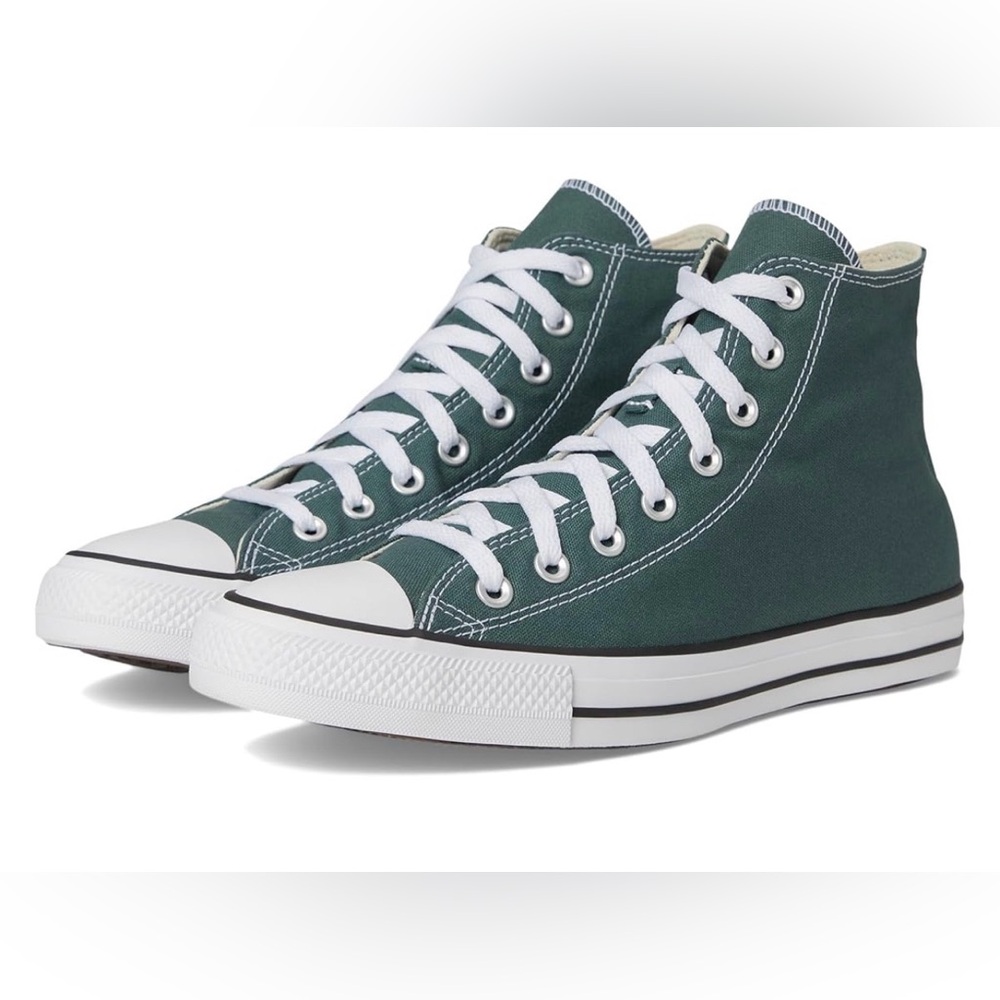 Converse Forest Green High-Top Sneakers